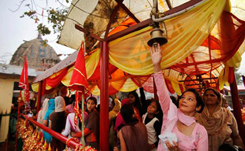 Ghanta is sounded before the actual puja and worship begins during Hindu Puja at  temples